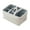 White, variant on Storage Basket Fabric Woven Organizer with Compartment Sections for Bag Storage Large Capacity Washable Household Organization And Tidying