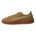 thumbnail image 4 of Puma Suede Platform Core Women's Shoes Oatmeal/Whisper White 363559-03, 4 of 6