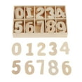 thumbnail image 2 of 120Pcs Unfinished Wood Numbers - Wooden with Storage Box - Wood Arabic Numbers Kids Learning Toy, Wedding Party Home Decorations, 2 of 8