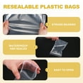 thumbnail image 3 of Uxcell 200Pcs Bolsas de Plástico Claras 2" x 2" con Cremallera Resellable 4mil Bolsas de Polietileno Recerrables para Pequeños Negocios, Joyería, Almacenamiento, Empaque, 3 of 6