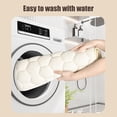 thumbnail image 4 of Cinvoph Thick Soft Bath Mat Non-Slip Absorbent Bathroom Rug Non-Skid Backing for Bedroom Shower Room Kitchen 16"x24" White, 4 of 6