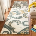 thumbnail image 3 of SAFAVIEH Wyndham Dulcibella Floral Wool Area Rug, Ivory/Multi, 7' x 7' Round, 3 of 8