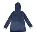 thumbnail image 5 of Ashirexll Winter Coat for Girls Long Sleeve Tops Childrens Winter Suede Fleece Hooded Jacket Warm Outerwear, 5 of 5