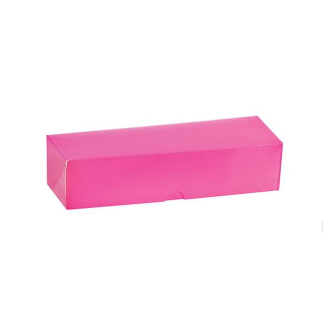 Pink Box Without Window 7 Macarons - 8.46 x 2.68 x 1.89 In, Pack Of 250