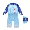 thumbnail image 4 of ibiyuan Baby Boy Swimsuit One Piece Kids Buoyancy Swimsuit Boys' And Girls' Swimsuit Swimsuit Surfing Buoyancy Swimsuit (4 8 Years),4-5 Years, 4 of 4