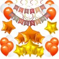 thumbnail image 1 of Kit de globos decorativos de Acción de Gracias, 37 unidades, Mylar Star, látex, 1 of 1
