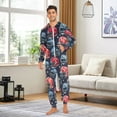 thumbnail image 3 of joogoo Football Helmet Unisex Adults Onesies Pajamas Jumpsuits L, 3 of 7