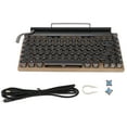 thumbnail image 3 of VGEBY Clavier Rétro pour Machine à Écrire, Clavier 83 Touches, Clavier Mécanique Résistant à l'Usure Sans Fil 2000mA Luminosité Réglable Clavier Rétro pour Machine à Écrire, 3 of 8