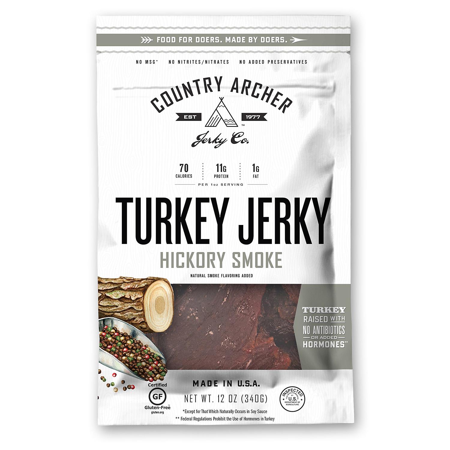 Country Archer Hickory Smoke Turkey Jerky (12 oz.)