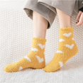 thumbnail image 2 of Uooqdmx Thermal Socks for Women, Socks for Women Crew, Soft Socks for Women, Cute Fuzzy Socks, Soft Fuzzy Socks for Women, Yellow 1 One Size, 2 of 3