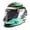 Green/Silver, variant on Zamp H75300354 RZ-42Y Youth Helmet, Black, 54