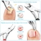 thumbnail image 4 of Juego de 8 alicates profesionales para uñas de los pies, súper afilados, de acero inoxidable de alta calidad, juego de pedicura para uñas encarnadas gruesas y duras, paroniquia, hongos en las uñas, 4 of 7