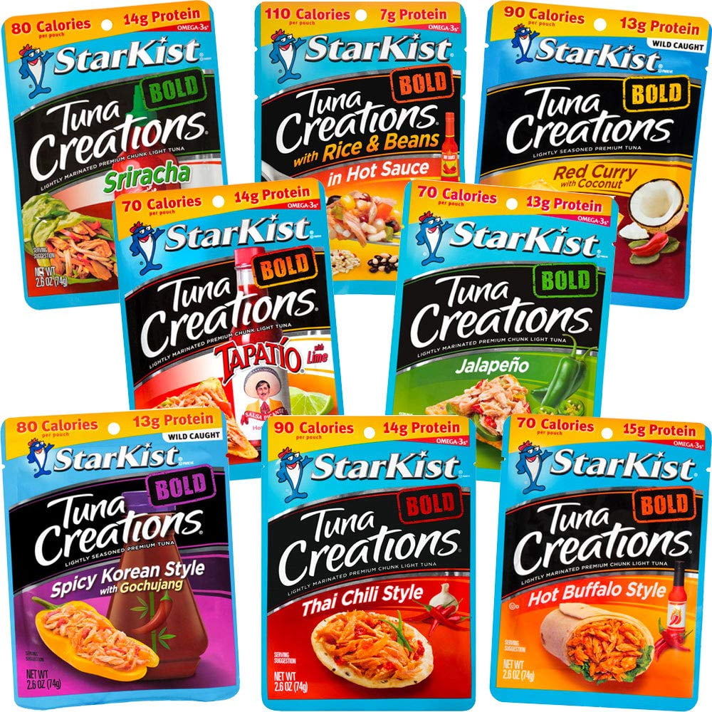 StarKist BOLD Tuna Creations Bundle Includes 8 FlavorsHot Buffalo