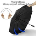 thumbnail image 2 of Windproof Travel UV Umbrella for Rain,10 Ribs Automatic Folding Sun Umbrella for Men Women,47inches Outdoor Umbrella Accommodate up to Two People(Red), 2 of 9