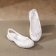 thumbnail image 1 of Sandalias de jardín de EVA para mujer, antideslizantes, cerradas, para piscina y playa (blanca 36), 1 of 9
