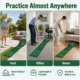 thumbnail image 6 of Himonut Golf Putting Mat, Indoor Putting Green with Ball Return, 8 ft Golf Practice Mat for Home & Office, 6 of 7