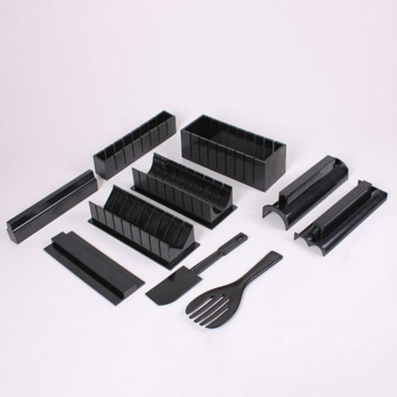 MLINS 10Pcs Sushi Making Kit Food-Grade Plastic for Family Time