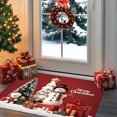 thumbnail image 1 of Lunxisen 3 Pcs Christmas Kitchen Rug and Mat Set Winter Welcome Absorbent Anti Fatigue Winter Bathroom Mat Non Slip Washable Rug for Xmas Party Decor, 1 of 9