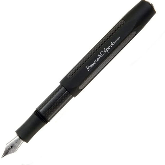 Kaweco 10000146 AC Sport Carbon Fountain Pen, Black, Fine