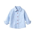 thumbnail image 2 of Qiyinn Children's Stripe Sports Wearing Long Sleeved Shirt Jacket Tops | Kids Striped Long Sleeve Shirt Jacket Fall Daily Wear Casual School Outdoor, 2 of 7