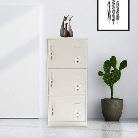 

3 Doors Metal Storage Locker Storage Cabinet for Office School Gym Employees