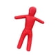 thumbnail image 5 of Muñeco de lucha sin relleno, ayuda para entrenamiento de agarre, equipo resistente, saco de boxeo multiusos, maniquí de boxeo para niños para interior Rojo, 5 of 8