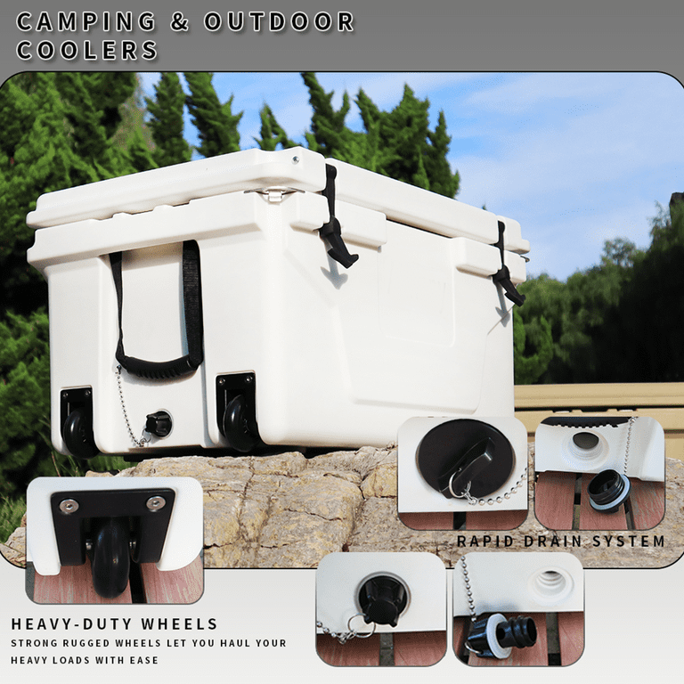 Yougu Outdoor Camping Picnic Fishing Portable Cooler 65 QT