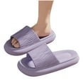thumbnail image 5 of Bxsruta Wave-Textured Bath Slippers with Thick Cushioned Base, Non-Slip Indoor/Outdoor Footwear for Home & Pool Use, 5 of 5