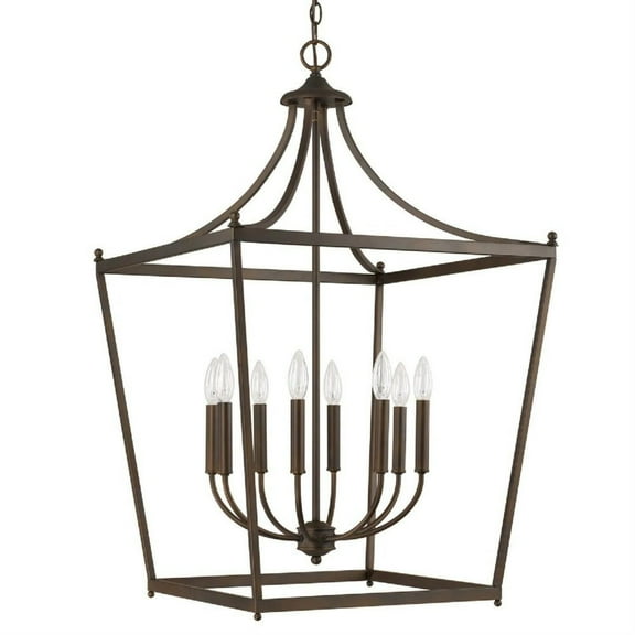 Capital Lighting 9553 Stanton 8 Light 22" Wide Taper Candle Chandelier - Bronze