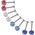thumbnail image 3 of Pendientes de tachuelas de 8pcs Pendientes de cartílago Tragus Pendientes perforados Pendientes perforados, 3 of 5
