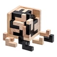 thumbnail image 1 of Rompecabezas de madera en forma de T de XIANXIAN, rompecabezas en forma de cubo, rompecabezas en forma de L, juguete educativo, juguete de inteligencia de madera, juego de rompecabezas para niños y, 1 of 8