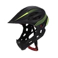 thumbnail image 2 of Casco de bicicleta para niños DYNWAVEMX negro verde Resistente a impactos, 2 of 8