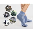thumbnail image 6 of CAILDANL 6 Pack Men's Ankle Socks with Cushion, Sport Athletic Running Socks, 6 of 6