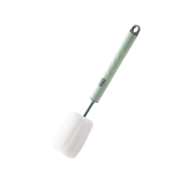 Bewildely Esponja de limpieza de tazas, mango largo, cepillo para botellas de cocina, vidrio desmontable para el hogar, fregador antiarañazos para Cocina y Comedor Verde Bewildely HA063843-03