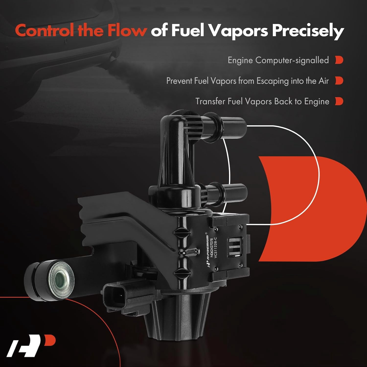 A-Premium Vapor Canister Purge Solenoid Valve Compatible with Ford F-150 F150 2004-2006 Expedition 2005-2006 & Lincoln Navigator 2005-2006 Mark LT 2006 4.2L 4.6L 5.4L Replace# 6L3Z9C915A