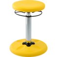 thumbnail image 1 of Kore Kids Adjustable Height Tall Wobble Chair - Flexible Seating Stool For Classroom Elementary School Addadhd - Assembled In The Usa Yellow (165In-24In), 1 of 1