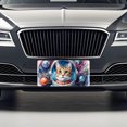 thumbnail image 3 of Cat In Space Funny Tabby Watercolor Metal Novelty License Plate, 3 of 7