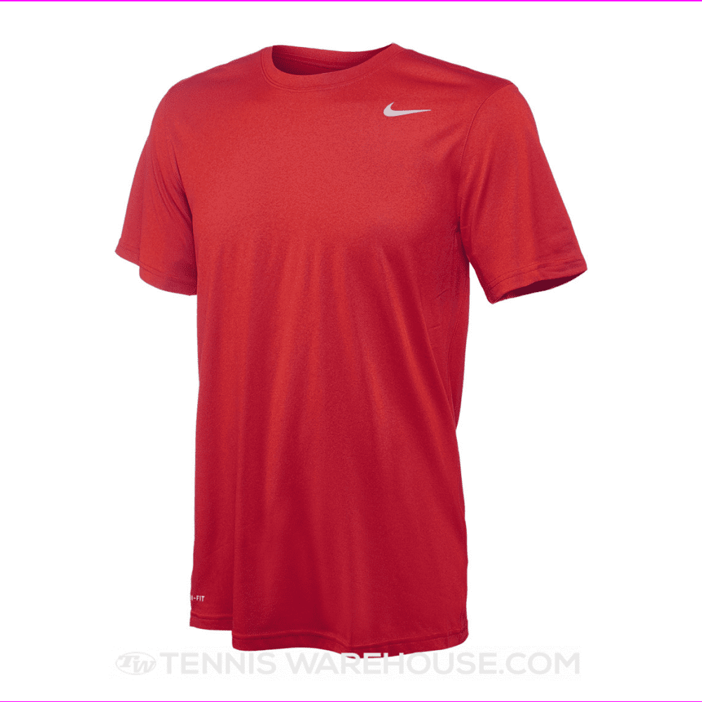 Nike Men's Crew neck Lightweight T Shirt M/RED - Walmart.com