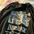 thumbnail image 2 of Camisetas de gran tamaño para mujer, ropa informal con estampado Vintage, camiseta de manga corta Harajuku, camisetas góticas Ulzzang de México para hombre Y2k, 2 of 5