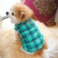 thumbnail image 2 of CICRKHB Dog Vest Pet Dog Cat Villus Warm Vest Puppy Doggy Apparel Clothing Pet Supplies Blue, 2 of 8