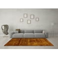 thumbnail image 3 of Ahgly Company Machine Washable Indoor Rectangle Abstract Yellow Modern Area Rugs, 5' x 8', 3 of 4