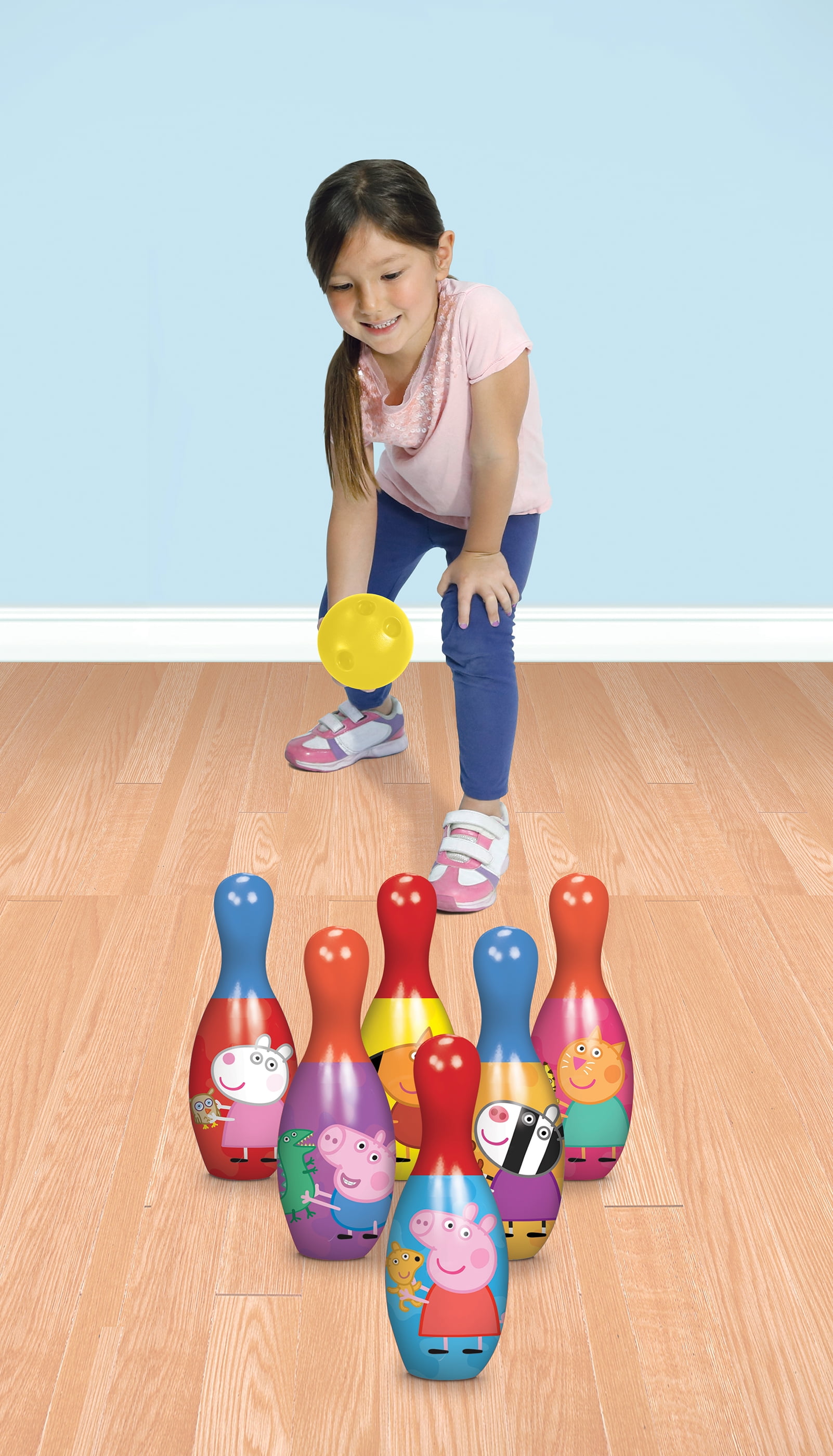 Global présenté Peppa Pig Bowling Set Enfants Jouets Garden Games Aimer