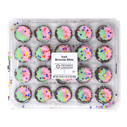 Freshness Guaranteed Spring Brownie Bites Tray, 17.6 oz, 20 Count (Shelf Stable)