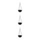 thumbnail image 5 of Bearachild Elegante y duradero para espacios pequeños Macetas colgantes de metal Cesta de flores colgante Maceta colgante negro S Type1 NO1, 5 of 6