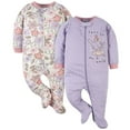 thumbnail image 6 of Gerber Baby Girls Sleep 'N Plays, 2 Pack, Sizes Preemie - 6-9 Months, 6 of 8