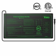 IPOWER GROWLIGHT iPower Small Seedling Heat Mat 10" x 20.5" Warm Hydroponic Heating Pad with Durable Waterproof