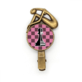 thumbnail image 1 of Ajedrez, ajedrez negro. Broche broche broche broche Metal retro, 1 of 3
