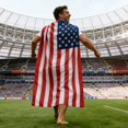 thumbnail image 6 of QASIEATN Fan Flag Cape for s National Design Shoulder Flag Shawl Lightweight Breathable Sports Celebration Wear for Women Daily Wear Casual Accessories Wraps for Women, 6 of 7