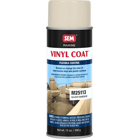 SEM Products SEM-M25113 12 oz Vinyl Coat Flexible Aerosol Coating Sea Ray Champagne