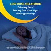 MidNite (2Pk, 60Ct) Melatonin Back To Sleep, Low Dose, 1.5 mg Melatonin Sleep Aid